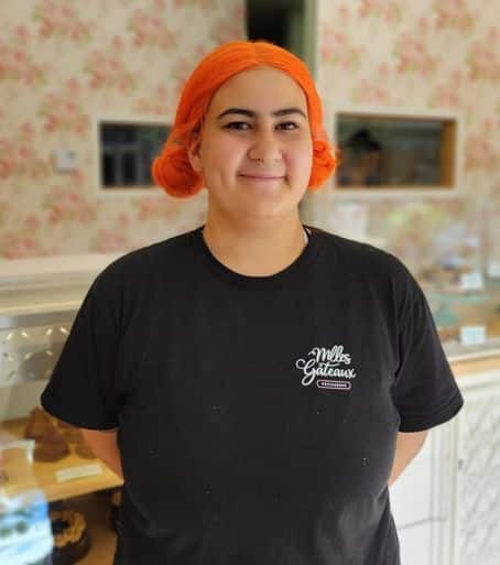 Portrait de Myriam Auger, pâtissière à la pâtisserie Mlles Gâteaux dans le quartier Villeray à Montréal