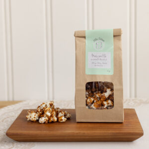 Maïs soufflé au caramel et fleur de sel